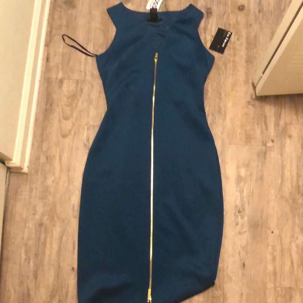 Teal dress